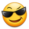 Smiling Face With Sunglasses emoji on Samsung